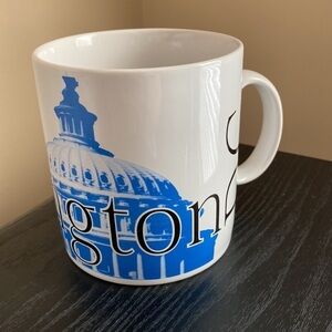 Starbucks White and Blue Mug Washington DC